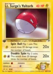Lt. Surge's Voltorb - 84/132 - Gym Heroes