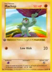 Machop - 52/102 - Base Set